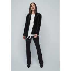 Blazer terciopelo negro